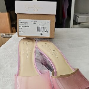 Jessica Simpson Blossom Pink Mules